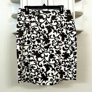 J Crew Patterned Pencil Skirt